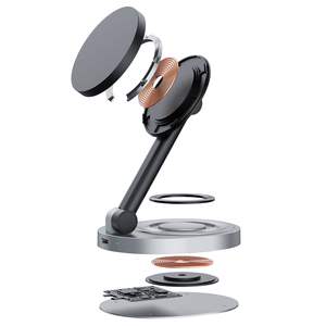 <span class=keywords><strong>Chargeur</strong></span> magnétique sans fil pliable <span class=keywords><strong>2</strong></span> en 1 15W pour iPhone 12 13 14 Mini Pro Max <span class=keywords><strong>Apple</strong></span> Watch <span class=keywords><strong>Airpods</strong></span> Station de charge rapide - Product Image 6