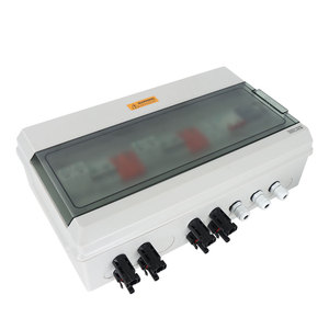 กล่องรวมสายไฟฟ้าโซลาร์เซลล์ WSDB-PV2/2 IP65 กันน้ำ กันฝุ่น 2 2 2 สาย DC 500V/1000V สำหรับแบตเตอรี่โซลาร์เซลล์ ได้รับการรับรองมาตรฐาน CE IEC - Product Image 2