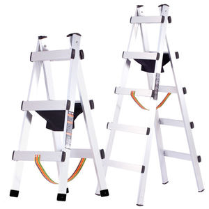 Security steps for home supermarket construction 3-step plastic foldable <b>ladder</b> <b>aluminum</b> steps - Product Image 5