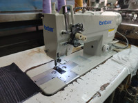 Machine à coudre industrielle à double aiguille et double point, entraînement direct, modèle BR-842D, vente directe usine