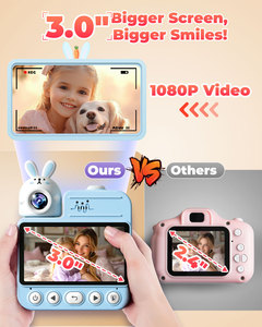Appareil photo pour enfants Jouets à impression instantanée Autofocus Appareil photo numérique pour enfants Toddler 3 to 12 Year Old Boy <span class=keywords><strong>Girls</strong></span> Use with 3.0 Inch Screen - Product Image 4