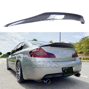 For Series G25 G35 G37 4Door Sedan PSM Style Carbon Fiber Spoiler Trunk Wing 2007-2014 Carbon Fiber (not for STC) - Product Image 1