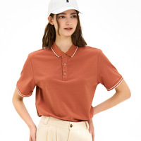 Polo à manches courtes uni en coton 100% 300GSM, unisexe, couleur unie, pour affaires et occasions décontractées, OEM ODM en gros