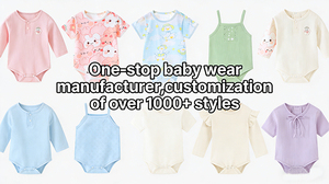 맞춤형 신생아 유아 여름 통기성 슈퍼 소프트 유기농 면/대나무 아기 여자/남자 롬퍼 바디슈트 스냅 버튼 잠금 - Product Image 3