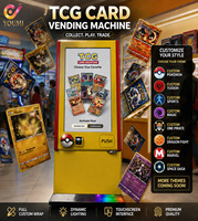 Máquinas Expendedoras de Juegos de Cartas Coleccionables (TCG) de Autoservicio 24/7 con Módulo de Pago Sin Contacto para Paquetes de Cartas Pokémon