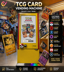 Distributeurs automatiques de cartes à collectionner TCG 24h/24 et 7j/7 avec module de paiement sans contact pour les packs de cartes Pokémon - Product Image 1