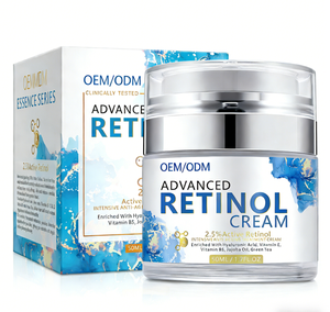 קרם פנים עם רטינול, ויטמין <span class=keywords><strong>E</strong></span> ו-B5, קרם לחות נגד קמטים ונגד הזדקנות, מוצרי טיפוח לעור עם תווית פרטית OEM/ODM לחיזוק הקולגן - Product Image 2