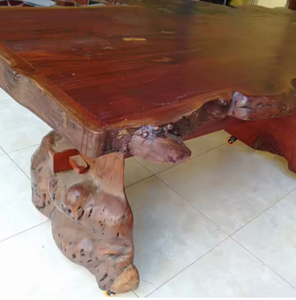 Superb Traditional Elegant Design Solid Mahogany Wood Durable Large <b>Dining</b> <b>Table</b> for Home Furniture and Parties - Product Image 3