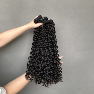 <span class=keywords><strong>Prix</strong></span> usine 100% cheveux humains vierges brésiliens armure incroyable Curl pour les femmes brésiliennes africaines cheveux 26 pouces longueur étirée - Product Image 2