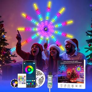 Luces LED de Ambiente para Pared, 5050 5V USB RGB, Decoración Interior, Sincronización con Música, Control Remoto IR de 24 Teclas, Bluetooth, Aplicación Inteligente, Luces de Navidad con Efecto de Fuegos Artificiales - Product Image 1
