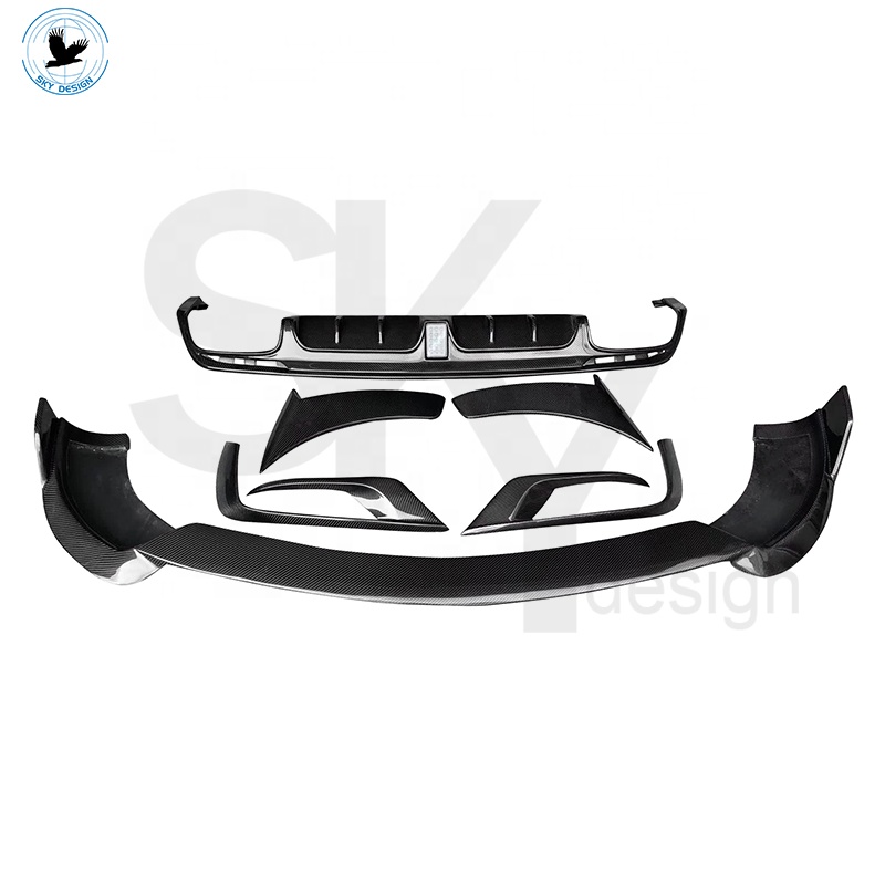 rear diffuser w222 s63 carbon fiber