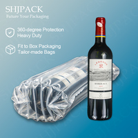Sacs gonflables de coussin de colonne d'air pour une protection antichoc maximale, emballage de protection réutilisable pour le transport de bouteilles de vin