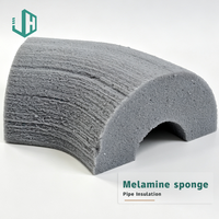 Isolation de tuyaux en mousse de mélamine industrielle, isolation thermique à faible émission de fumée, éponge de mélamine pour la préservation de la chaleur des tuyaux