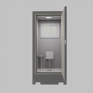 <span class=keywords><strong>WC</strong></span> mobile pratique avec salle <span class=keywords><strong>de</strong></span> douche, structure durable pour chambre à coucher, extérieur, bureau, parc, appartement, usage sanitaire public - Product Image 6