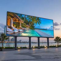 Mur vidéo LED extérieur P2.5, 5000 nits, écran d'affichage numérique couleur haute luminosité pour la publicité publique