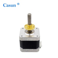 Offre spéciale Tr8x8 moteur à vis sans fin NEMA 17 petit actionneur linéaire 0.4A DC 12V 42x34mm tige filetée NEMA 17 moteurs linéaires