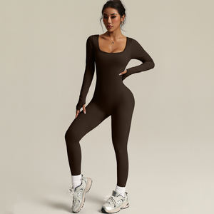 Leggings <span class=keywords><strong>de</strong></span> contrôle du ventre taille haute pour femmes et body une pièce ensemble <span class=keywords><strong>de</strong></span> yoga sans couture pour combinaisons <span class=keywords><strong>de</strong></span> sport <span class=keywords><strong>de</strong></span> fitness - Product Image 5