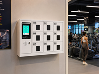 Station de recharge murale intelligente 2026 à 9 compartiments, casier électronique sans clé pour salle de sport et hall de bureau - OEM ODM