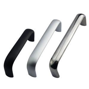 LS516-100mm Modern Kitchen <b>Furniture</b> U-Shaped Aluminum Alloy <b>Handle</b> Industrial Drawer Pull Dresser Lock Hinge for Cabinet Truck - Product Image 3