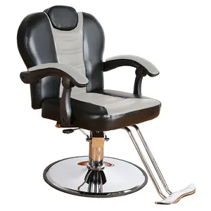 Hairdressing Furniture Color Classic Barber Chair Black Comfortable Chairs Set Hair Salon Furniture with Dryer Height Adjustable