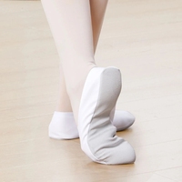 Chaussures de gymnastique blanches unisexes pour enfants et adultes Chaussures de danse et de ballet en toile à semelle souple