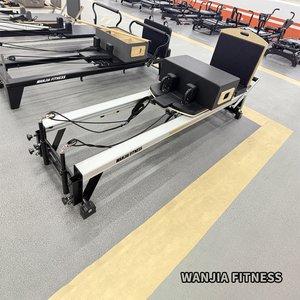 Reformer <span class=keywords><strong>Pilates</strong></span> in Legno di Acero di Alta Qualità per Studio, Attrezzatura per Esercizi in Vendita - Product Image 6