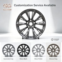 Jantes forgées Y Split Gunmetal à 20 rayons, 18-24 pouces, 5x112 5x120, pour camion, directement de l'usine