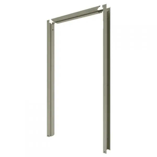 Коммерческая полая металлическая дверная рама, внесенная в список, Kd, сбитая стальная полая металлическая сварная рама из гипсокартона 16-го калибра