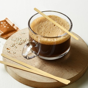 Agitateurs à café en bambou jetables de qualité supérieure, série 140 mm, bord lisse, bâtonnets à mélanger en bambou pour les cafés - Product Image 4