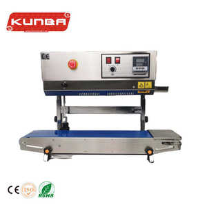 Máquina Seladora de Sacos Plásticos Automática Vertical Contínua KUNBA SF-150LW com Impressão a Quente - Product Image 1