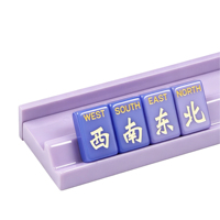 Support de Mahjong OEM Laqué Haute Brillance avec Poussoir Magnétique Puissant Couleurs Pantone Personnalisées Accessoires de Mahjong Américain