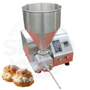 Machine de remplissage et de dépose de garniture pour pâtisseries, glaces, biscuits, beignets, mousses, gâteaux, pâtes à cupcakes et glaçages, idéale pour les petites boulangeries. - Product Image 3