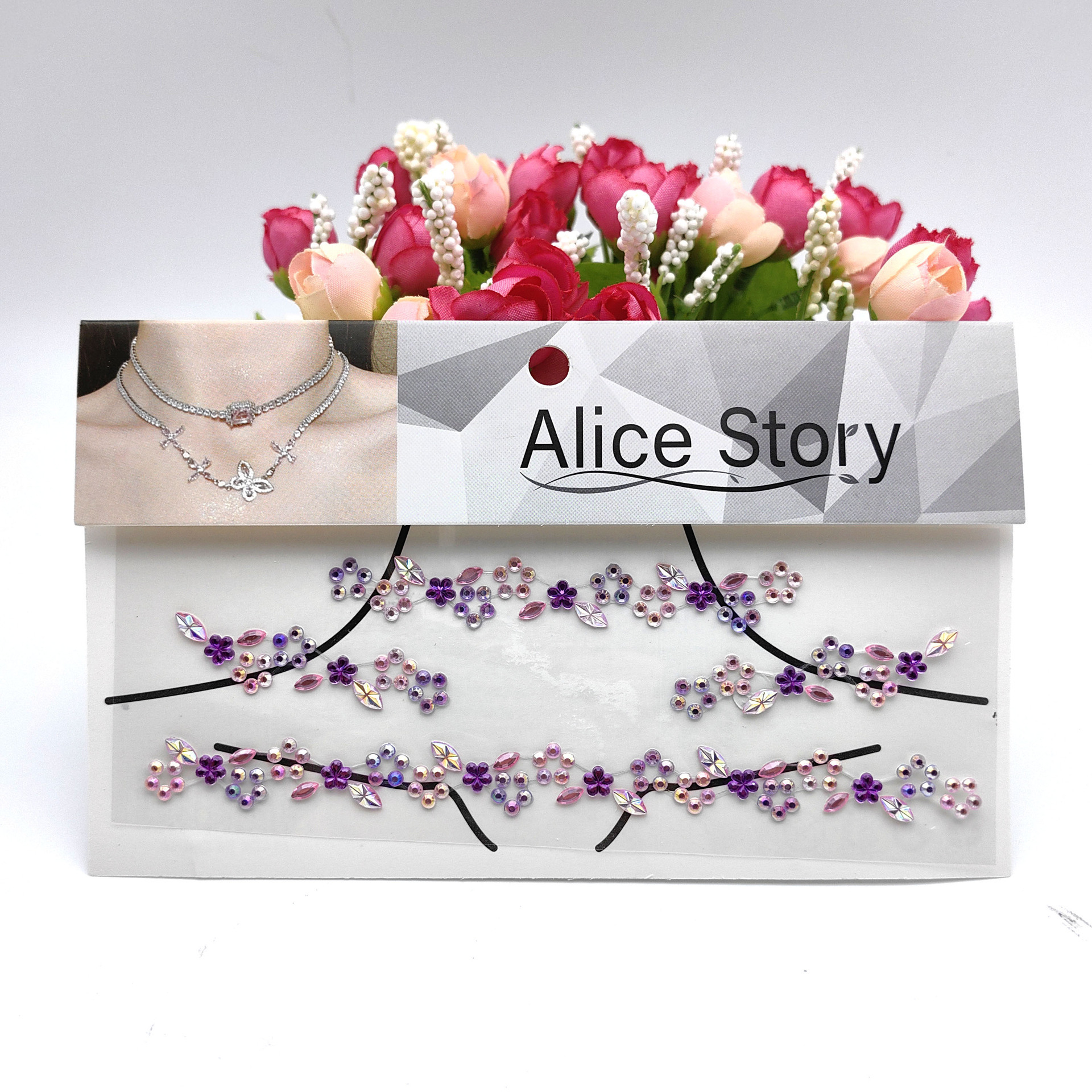 Feuilles de prunier (rose pourpre)