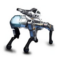 Perro Robot Inteligente con Simulación de IA, Recargable, Control Remoto Eléctrico, Perro Robot Acrobático Programable, Juguete para Niños
