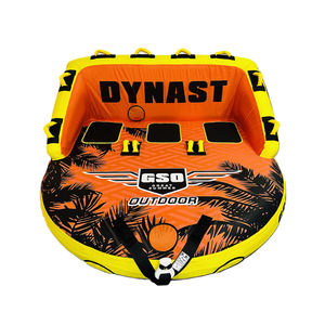 Bateau gonflable DYNAST 3P pour sports nautiques, tubes de canapé gonflables, housse en nylon, 3 places, tube remorquable - Product Image 2