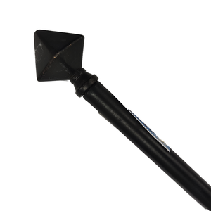 Barra <span class=keywords><strong>de</strong></span> Cortina Retráctil Ajustable <span class=keywords><strong>de</strong></span> <span class=keywords><strong>Venta</strong></span> <span class=keywords><strong>de</strong></span> Fábrica, Soporte Doble para Cortina Negra, Utilizado en Hoteles - Product Image 1