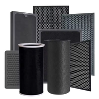 Nouveaux filtres à air HEPA H14 en charbon actif pour ventilateurs de panneau électrique, filtration du fumée de charbon, porosité de 0,3 micron