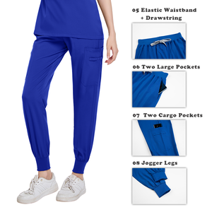 ชุดเครื่องแบบขัดทางการแพทย์สำหรับผู้หญิงใช้ได้ทั้งชายและหญิงชุดเครื่องแบบขัดพยาบาลทางการแพทย์คลินิกทันตกรรมสำหรับหมอพยาบาล - Product Image 5