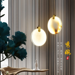 Lámpara de Araña Moderna Minimalista de Alta Gama, Estilo Chino, Mármol Natural, Nueva, para Hotel, Oficina de Ventas, Villa, Loft, Dúplex - Product Image 4