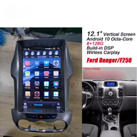 Écran vertical Android 13 "Style Tesla Android 12 pour Frod Ranger F250 Navigation DSP RDS Radio Android IPS AM FM Carplay