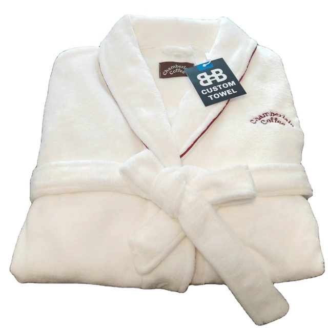 Wholesale Luxury Bathroom Cotton Bathrobe Sets Soft and Breathable Terry Fabric Bathrobe for Men