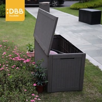 Vente en gros de conteneur de stockage de cour en plastique 4x4 jardin en métal portable arrière-cour boîte de pont à faible coût