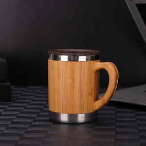 Tasse à café isotherme en métal pour le commerce international, avec poignée et couvercle, anti-fuite, cadeau d'affaires pour le bureau et la voiture - Product Image 3