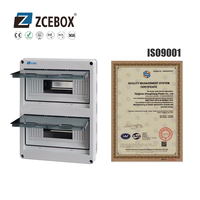 Boîtier de distribution MCB 4 voies pour extérieur/intérieur, tableaux électriques, protection IP65, résistant au feu, durable 650