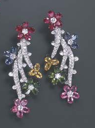 925silver+zircon earrings
