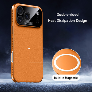 Étui de téléphone portable magnétique invisible créatif pour entreprise, dissipation thermique <span class=keywords><strong>double</strong></span> <span class=keywords><strong>face</strong></span>, <span class=keywords><strong>coque</strong></span> rigide en PC pour iPhone 17 Pro Max - Product Image 1
