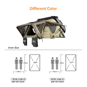 ADA OVERLAND Offre Spéciale quatre saisons imperméable et coupe-vent ABS Hard Shell Pop-up <span class=keywords><strong>4x4</strong></span> Tente de toit de voiture avec revêtement Line-X - Product Image 6