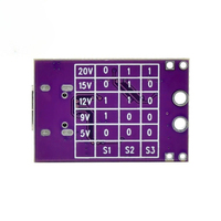 Module détecteur de charge rapide PD QC AFC avec sortie de tension fixe 5V 9V 12V 15V 20V, carte PCBA Type-C mâle vers femelle pour alimentation PD