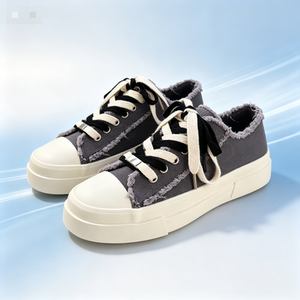 Chaussures décontractées tendance en toile pour hommes <span class=keywords><strong>All</strong></span> Stars, respirantes, à lacets, avec doublure en mesh et semelle extérieure en caoutchouc, pour toutes les saisons, travail et marche - Product Image 1