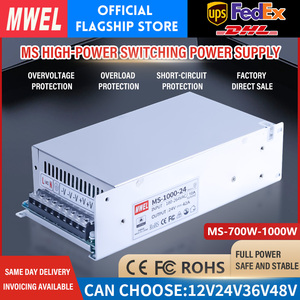 Fuente de alimentación de osciloscopio MWEL de 1000W, 12V, 83.3A, segura y fiable, fuente de laboratorio de conmutación de tamaño pequeño - Product Image 2